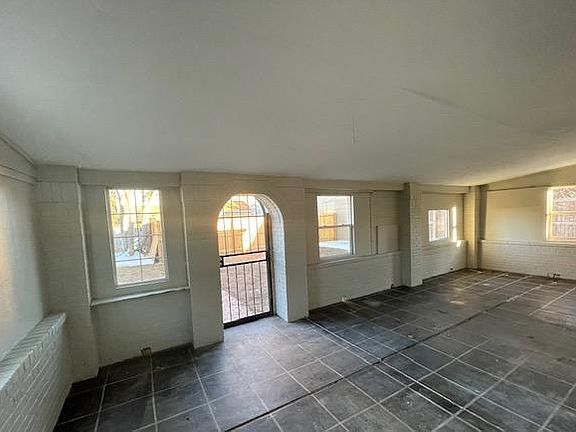 Covered back porch
