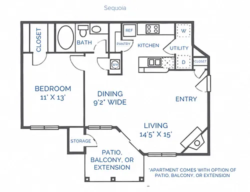 Floor plan Sequoia