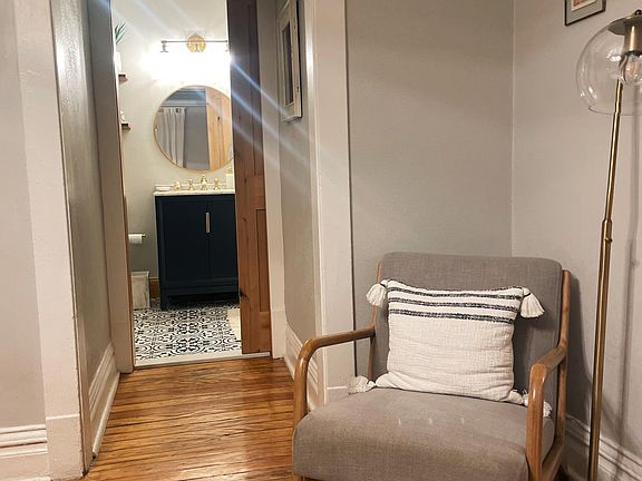 Short hall to bathroom