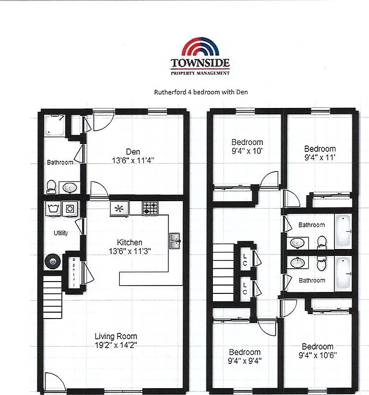 4 Bedroom, 3 Bath Townhouse — Photo 4