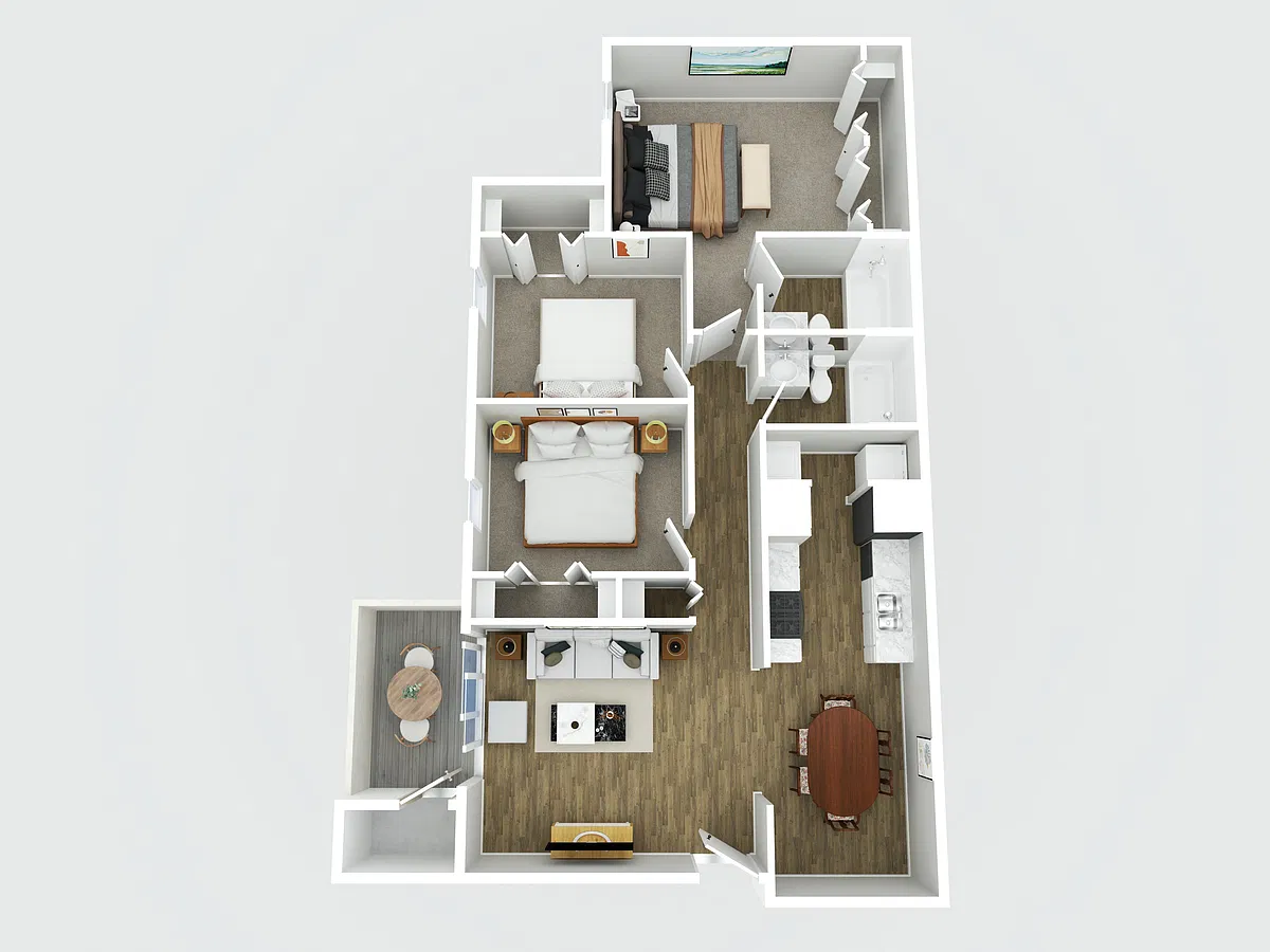 Floor plan C1 Upgraded