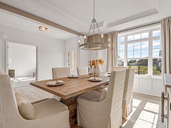 Dining Room of the Kinsey Model from Garman Builders