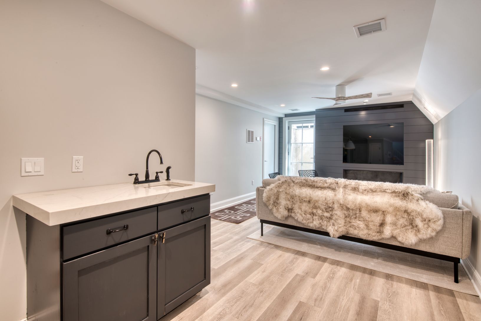 Lower Level Media Room with Wet Bar