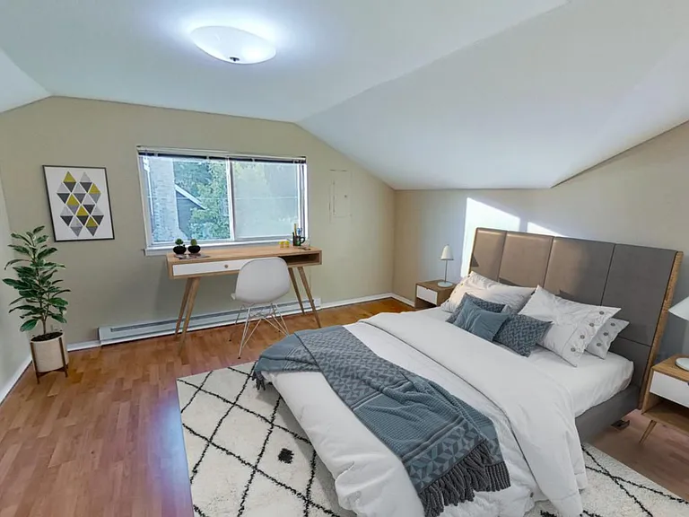 Bedroom 4. This image shows a virtually furnished space. Bedrooms come unfurnished.