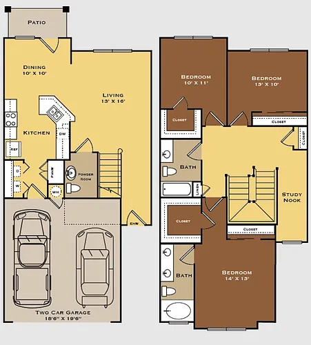 Floor plan C3TH