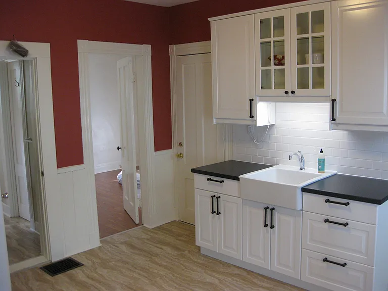 kitchen measures 12' x 11'