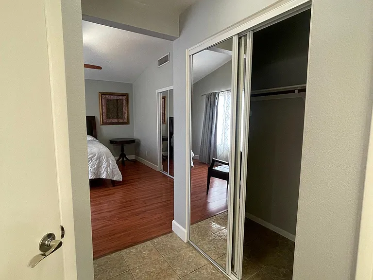 Master bedroom additional closets