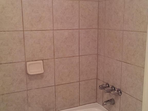 Updated bath with ceramic tile