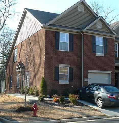 Front and Side of Townhome. Great Location...End Unit with Privacy!