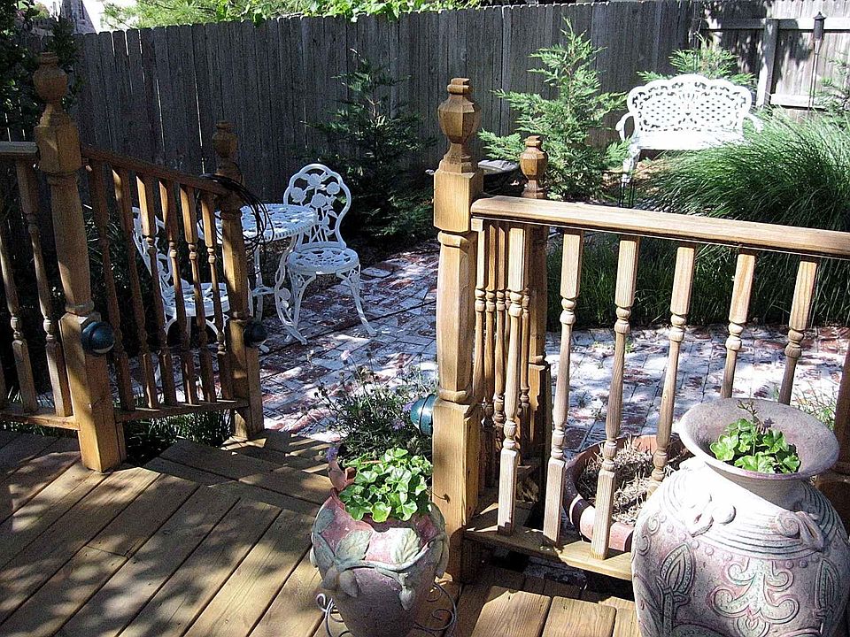 One part of the backyard