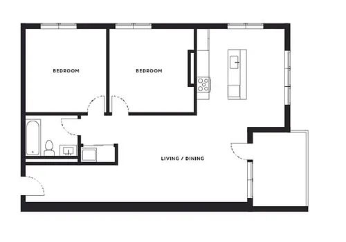 Floor plan 07 With Balcony