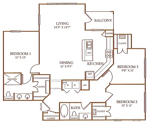 Floor plan C1