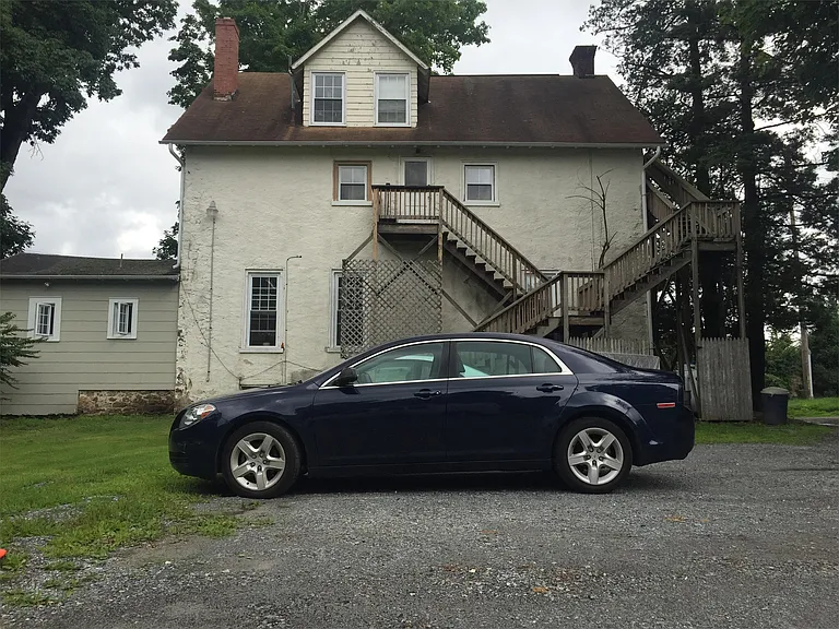 Rear of house