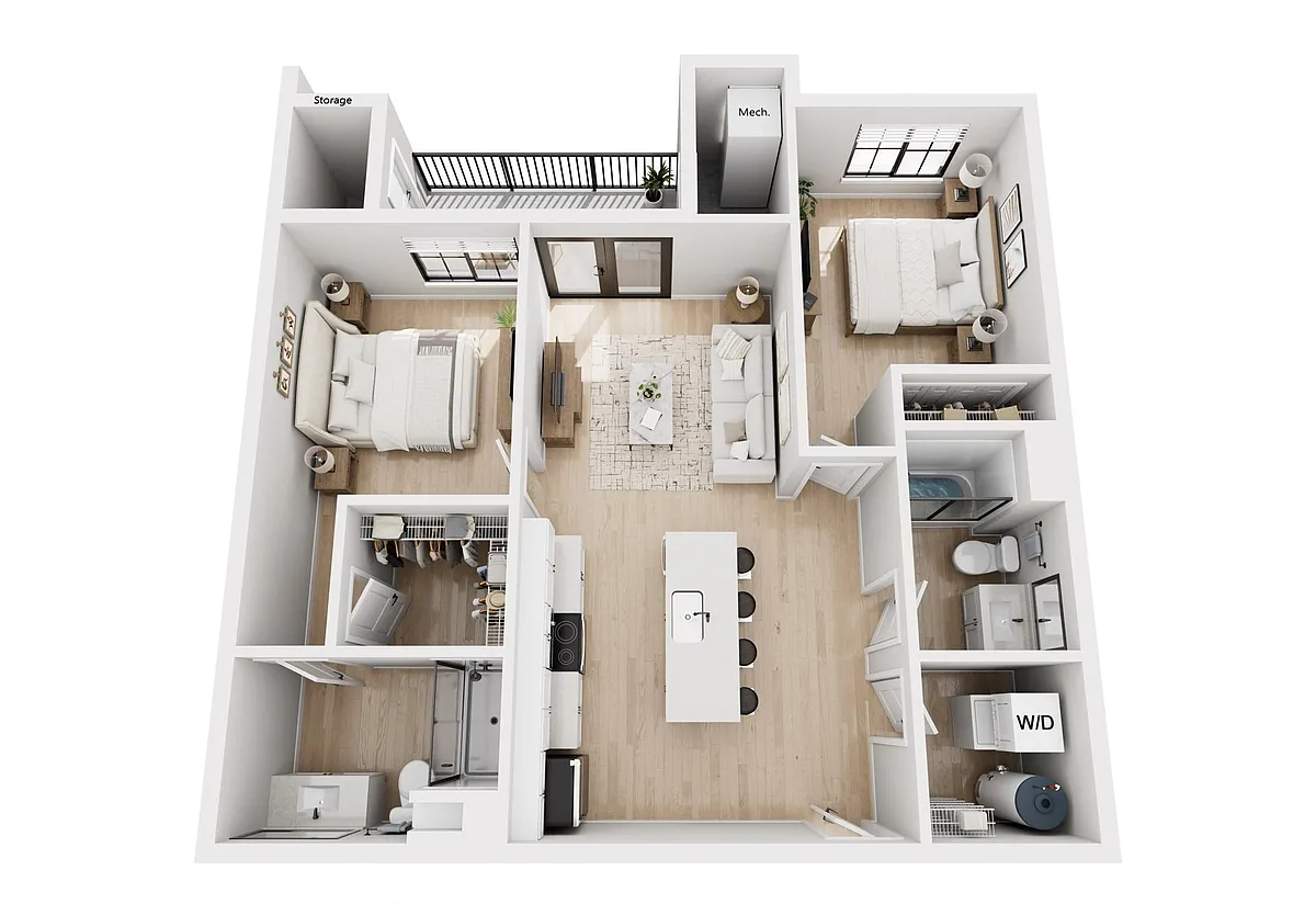 Floor plan 2BS