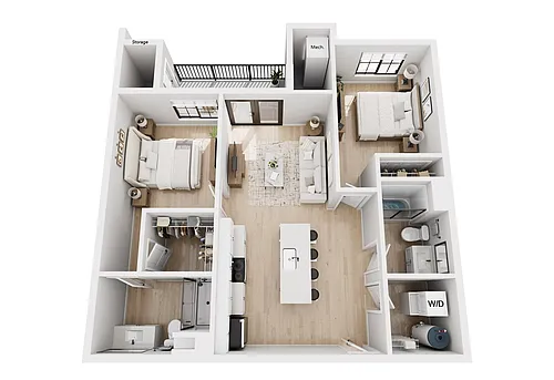 Floor plan 2BS