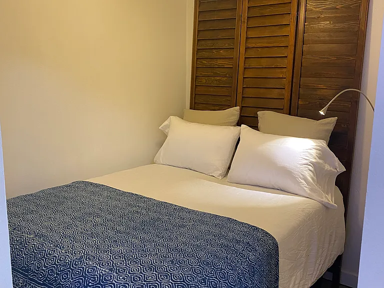 bedroom with full size bed.