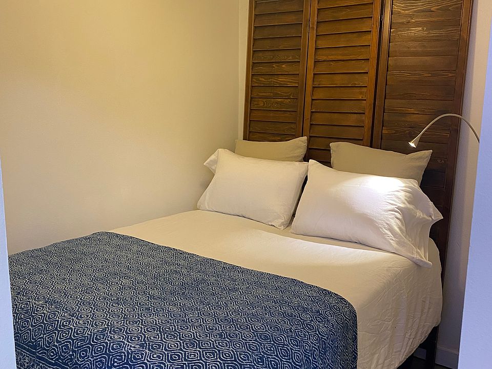 bedroom with full size bed.