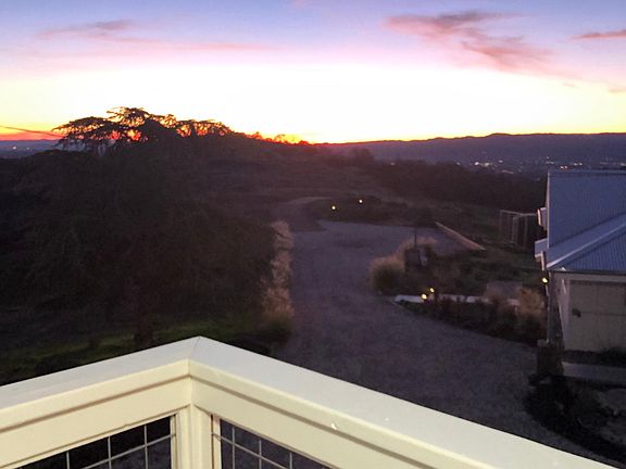 Gorgeous sunset views from balcony