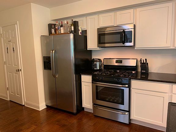 All Stainless appliances, and lovely hardwood flooring