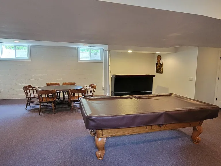 The two doors on the right side of this picture lead to two unfinished rooms. The room on the right is for your use as storage, gym, or whateder else you would like. The room on the right contains the homeowners belongings and is not for use of tenants. T