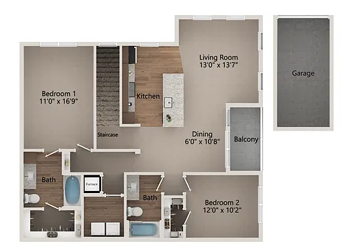 Floor plan B6-G