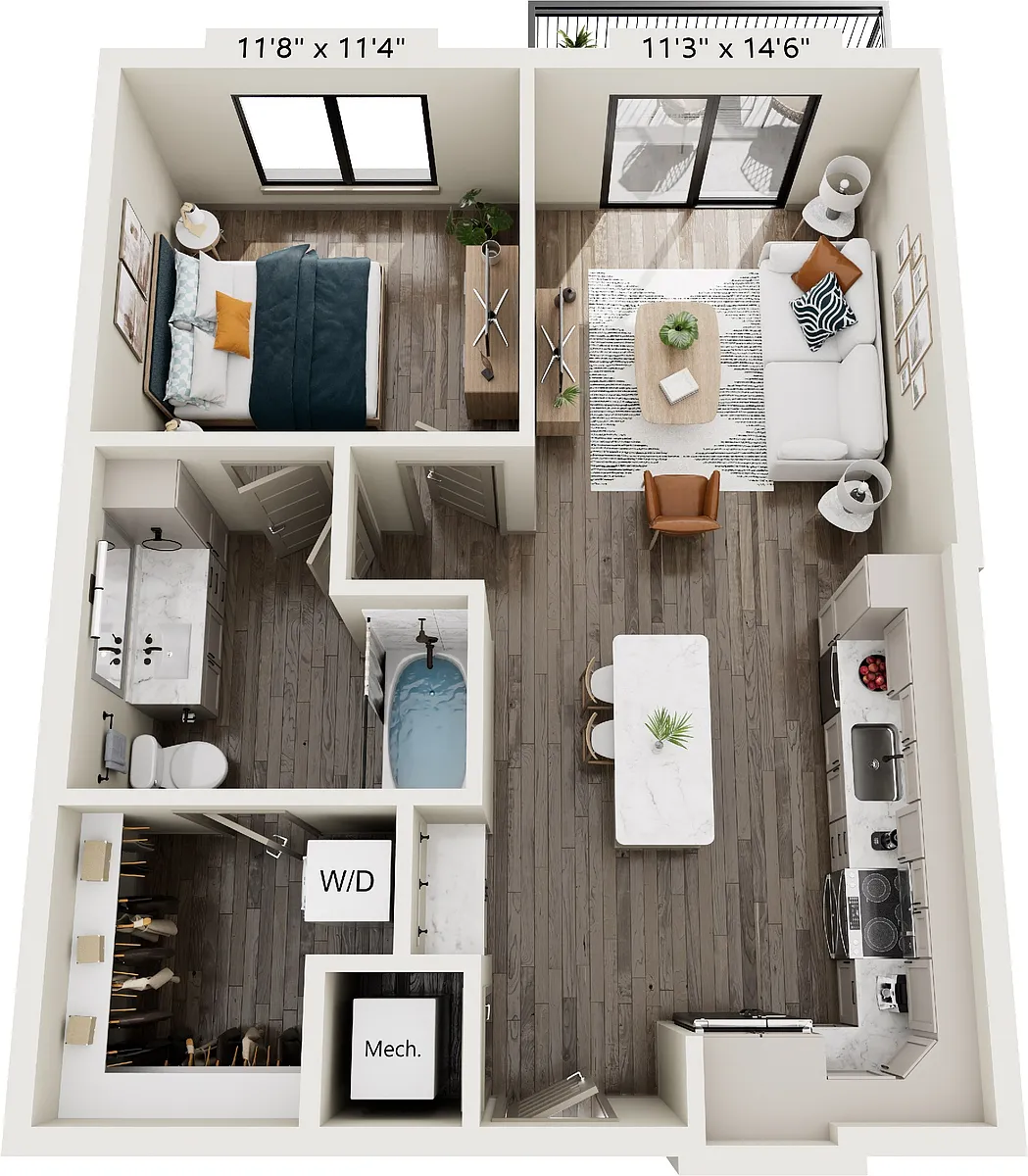 Floor plan A6