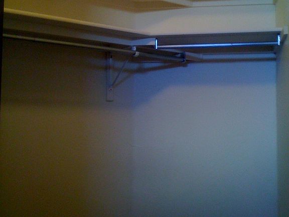 Master walk-in closet