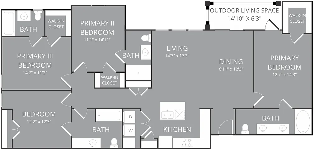 Floor plan D1