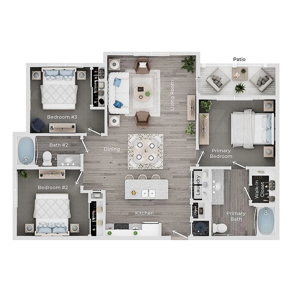 Floor plan D1- Violet
