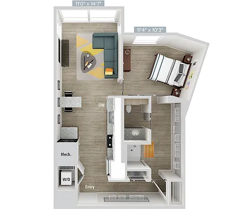 Floor plan 317