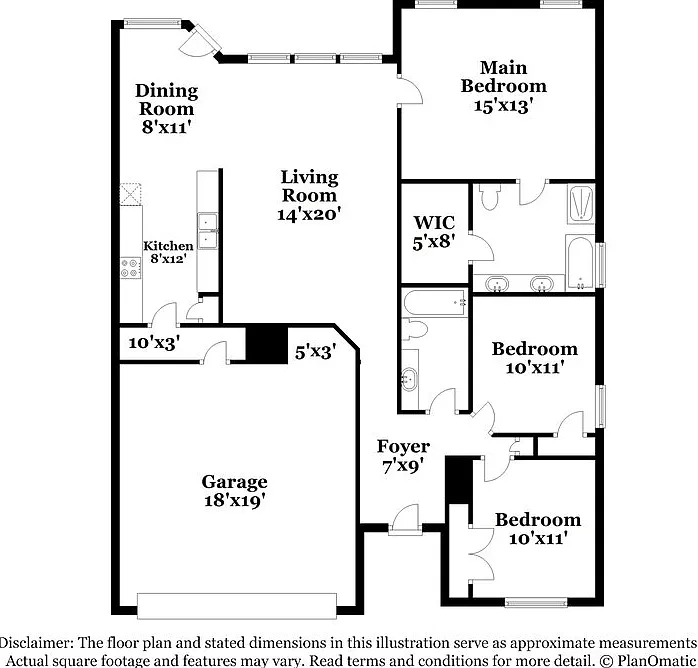 3 bed, 2.0 bath, 1379 sqft, $1,755 — Photo 2