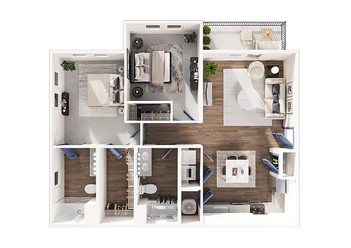 Floor plan C3, Stripes