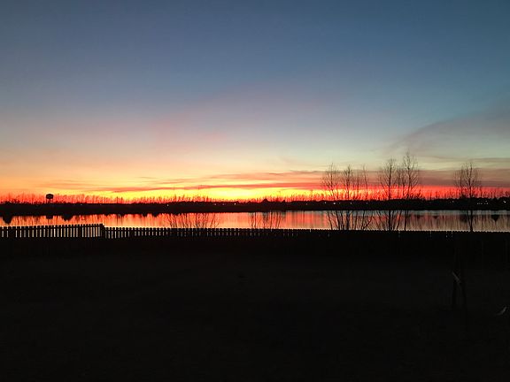 Sunset from Back Deck