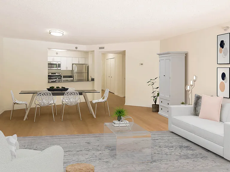 Living Room with Hard Surface Flooring