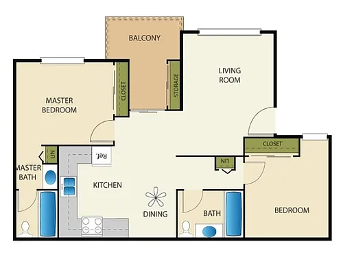 Floor plan 2X2