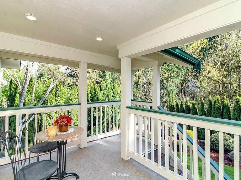 Master bedroom private deck