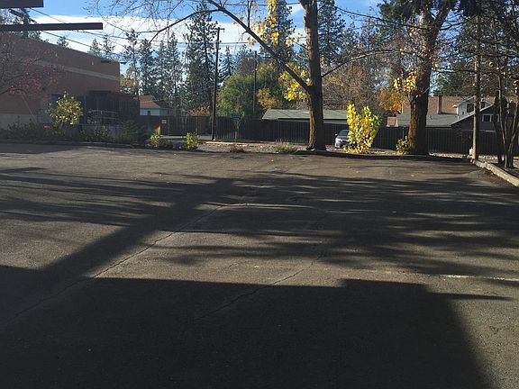 Large parking lot