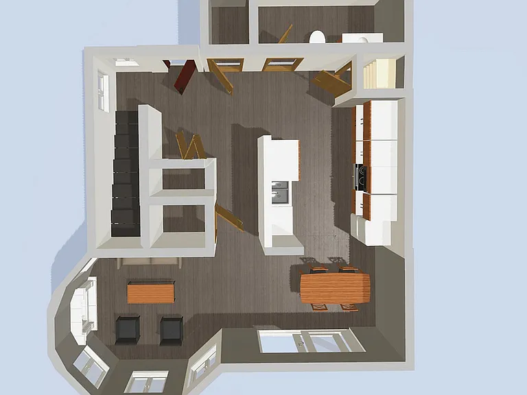3 Bed Townhome w/ Washer and Dryer Lower Level Floorplan 3 Bed Townhome w/ Washer and Dryer Lower Level Floorplan