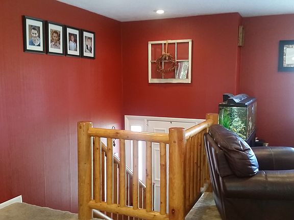 beautiful entry and banister