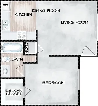 one bed one bed