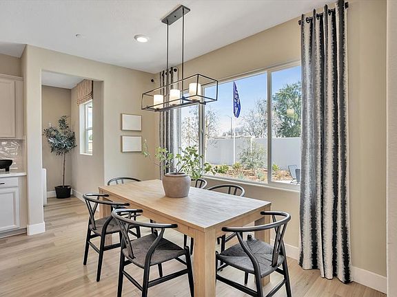 Dining Area. Builder's model home picture.