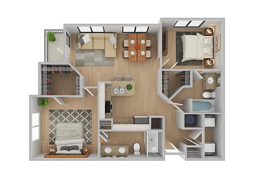 Floor plan Heights | Renovated