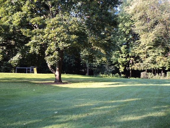 private backyard. adjacent to park