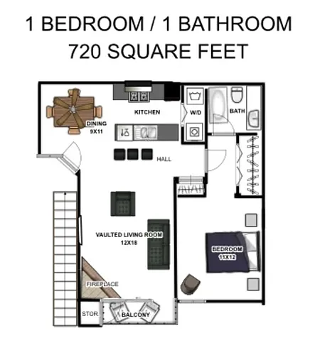 Floor plan A - A