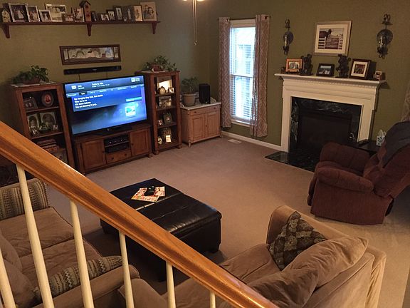 living room view from stairs