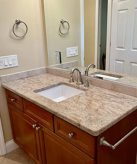 Bathroom - Granite countertops
Maple Cabinets