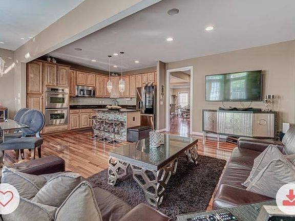 Family room and Kitchen