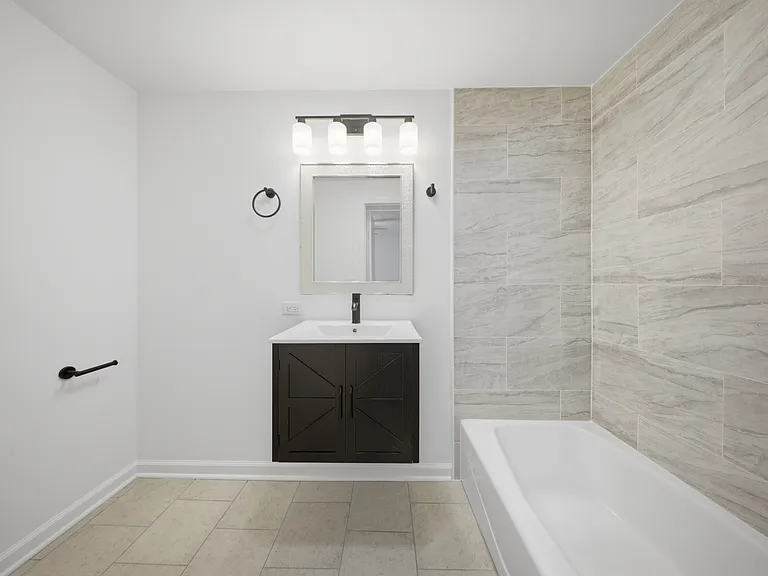 Secondary bedroom bathroom