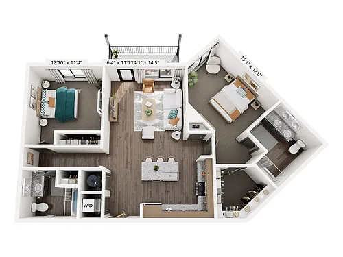 Floor plan B3