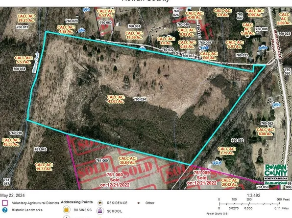 0 Bear Poplar Rd, Mount Ulla, NC 28125